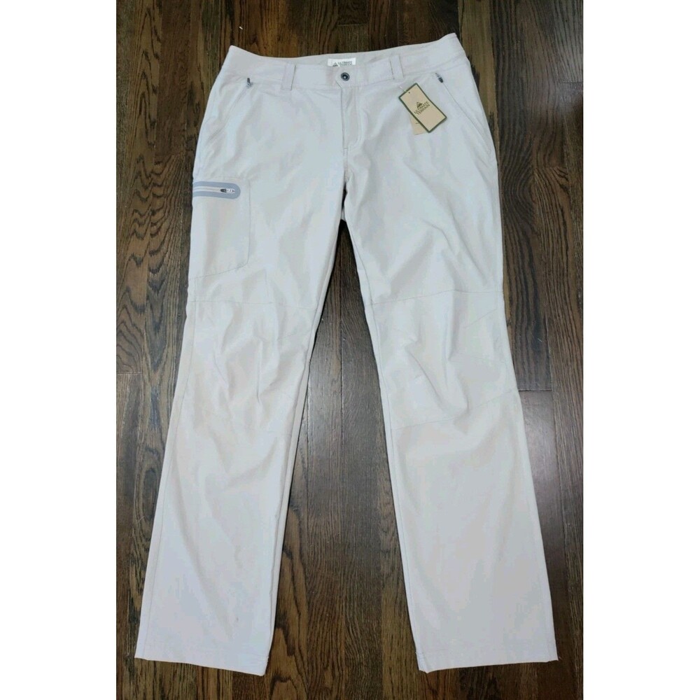 Ultimate Terrain Hiking Pants Women's 12 Feather Gray Trailhead Light Weight NWT